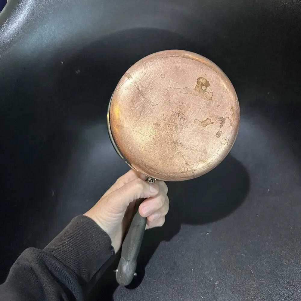 Revere Ware 1801 1 Qt Stainless Steel Copper Bottom Saucepan w/ Lid Handle